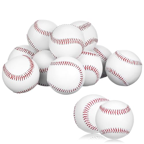 Balles entraînement baseball Toyvian x12 pour débutants