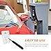 VICASKY Extended Car Tire Lever Telescoping Tool Holder Telescopic Rod Card Holder Reache Telescopic Rod Card Holder Parking Card Toll Rod Car Guide Pole Car Guide Pole Telescopic Pole Car Parking