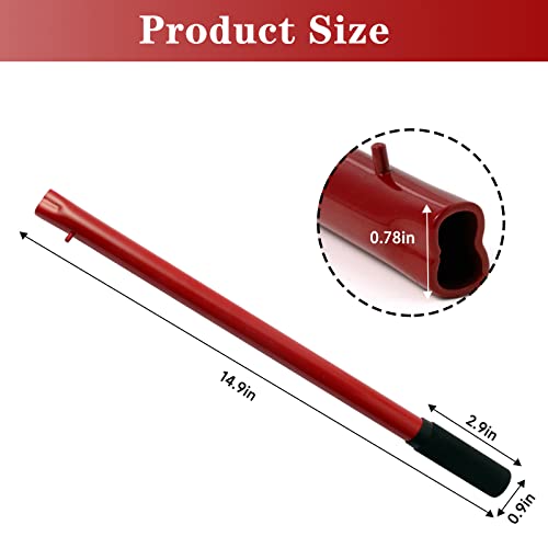 Ddspal 2 Ton Horizontal Hydraulic Jack Handle Jack Pole Lever Automotive Car Jack Accessories Black (Color : Red) #TOP4