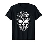 Cabeza De Gato Calavera De Gato Regalo De Calavera Camiseta