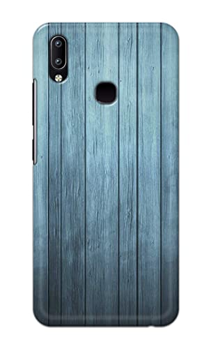 Image of Printed Hard Back Cover Case for Vivo Y91 | Vivo Y93 | Vivo Y95 Back Cover (Wooden Blue) -1302