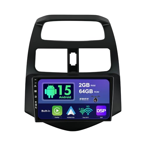 Aparca seguro en tu Chevrolet Spark M300 con esta autoradio con cámara trasera