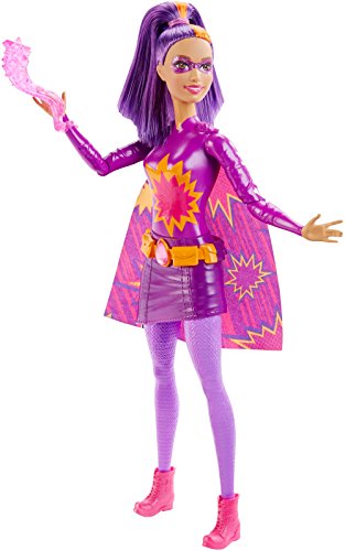 Barbie DHM65 Super Heldinnen Sortiment Feuer, lila – Bild 3