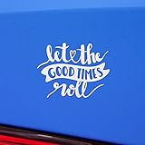 Transparent Decal Stickers of Good Times (White) Premium Waterproof Vinyl Decal Stickers for Laptop Phone Accessory Helmet Car Window Mug Tuber Cup Door Wall Decoration USCsticc15040WHW19052522
