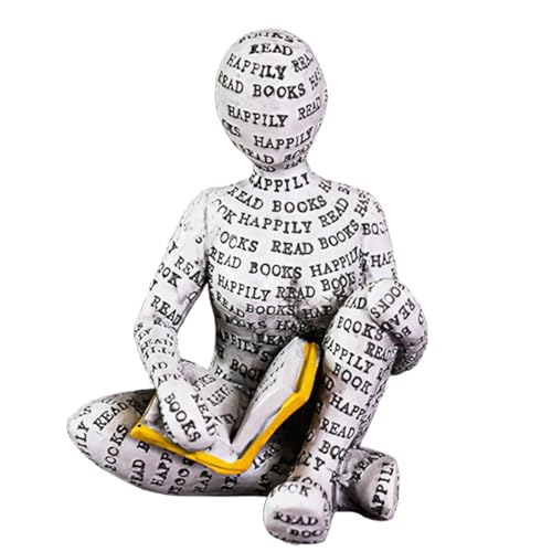 PIGPIGFLY Sculptures,Decorative Figures,Reading Figure Statue,Decoration Living Room,Abstract Sculpture,Home Store Decoration,Modern Living Room Ornaments