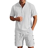 Description du produit : Survêtement deux pièces avec polo et short, grandes tailles.
