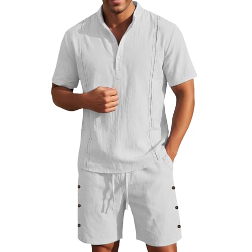 Ensemble d'été pour homme en lin pour vos promenades et sorties plage