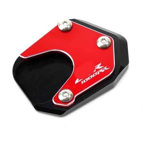 Béquille latérale CBR 1000RR 2004-2007 avec élargisseur de pied de béquille de moto et bouchons