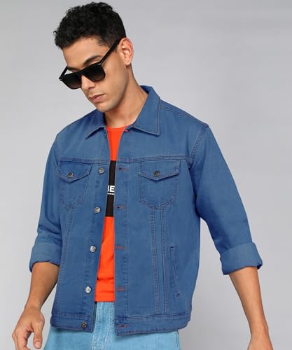Image of FTX Men Solid Regulat Fit Full Sleeve Spread Collar Multicolor Jacket