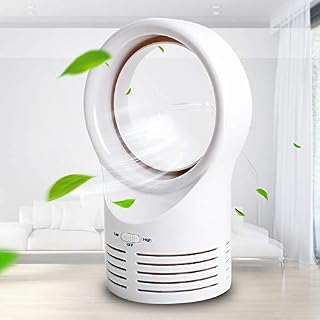 Lolicute Bladeless Fan Table Fan Mini Electric Desk Fan Quiet Cooling Fan Portable