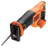 BLACK+DECKER Akku-Säbelsäge (18V, 22 mm Hublänge, max. 110 mm Schnitttiefe, flexibler Sägeschuh, ergonomische Griffgummierung, ohne Akku und Ladegerät) BDCR18N – Ansicht 2