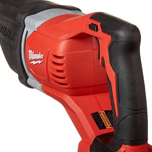 Milwaukee 2621-20 M18 18V Lithium Ion Cordless Sawzall 3,000RPM Reciprocating Saw with Quik Lok Blade Clamp and All Metal Gearbox (Bare Tool) 5 41548PMPNdL. AC