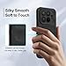 BonYonka Silicone Case for Xiaomi 15T Pro, Anti-Scratch Microfiber Lining, Shockproof Case with Camera Protection, Black