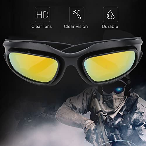 Lunettes de course coupe-vent pour stopper le sable et les chocs
