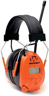 Walker's Game Ear GWP-SF-RDOM-OR AM/FM Radio MUFF - Blaze Orange
