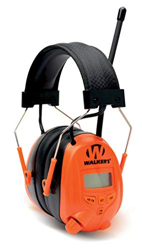 Walker's Game Ear GWP-SF-RDOM-OR AM/FM Radio MUFF - Blaze Orange