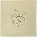 Azeeda 40cm 'Palmera' Funda de cojín de Lona (CV00019094)
