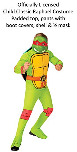 Disfraz Raphael Tortugas Ninja para Niños Mediano miniatura 3