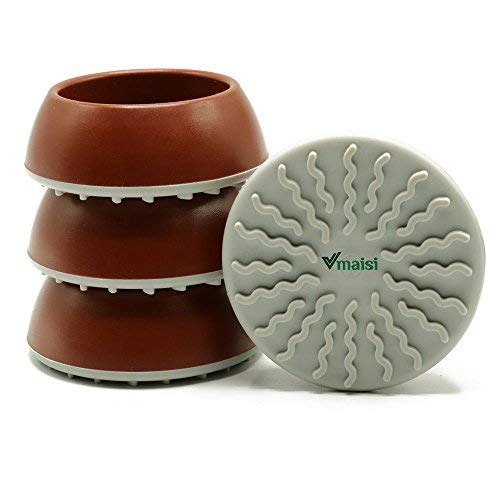 Vmaisi 4 Pack Brown Baby Gates Wall Cups Guard