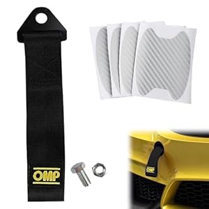 OMP Abschleppschlaufe mit Schutzaufklebern