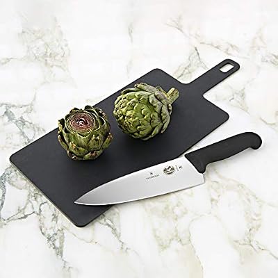 Victorinox Fibrox 3 Piece Chef's Set, Includes Chef, Carving and Paring Knives, Black