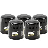 Wix Set of 5 Engine Motor Oil Filters For Buick Cadillac Chevrolet GMC Police