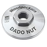 Woodpeckers Dado Nut, Fits SawStop Table Saws, Full Thread Engagement, One Piece Replacement Arbor Washer and Arbor Nut, Made in USA