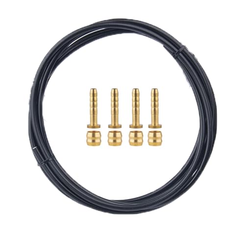 HOUSON Línea de freno hidráulica de bicicleta de 2,5 m con inserciones de conector oliva, kit de reparación de manguera de freno de disco, accesorios BH59