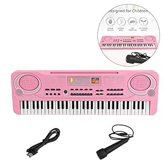 61 Keys Clé électronique de clavier Musical Piano numérique avec microphone Microphone à organes électroniques éducatifs éducatifs (Couleur: rose) guanjun1975 - Les Beatles, Paul McCartney, John Lennon, RIngo Starr, George Harrison 61 Keys Clé électronique de clavier Musical Piano numérique avec microphone Microphone à organes électroniques éducatifs éducatifs (Couleur: rose) guanjun1975 – Image 3