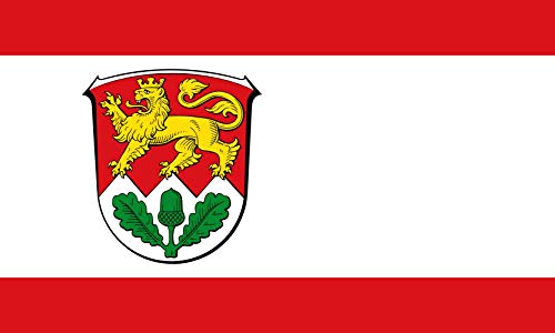 Drapeau Large Obertshausen résistant aux intempéries pour mât - 2