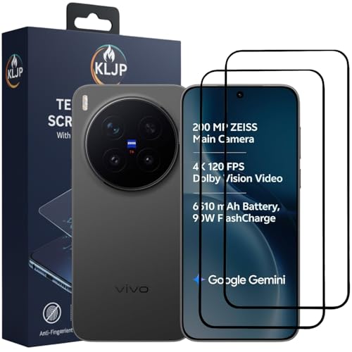 Image of Military-Grade Gorilla Tempered Glass For Vivo X300 Pro With Installation Kit | Edge to Edge Coverage | Black (Pack Of 2)