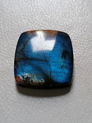 Cabochon labradorite bleue 28x25mm pour création bijoux DIY - 4