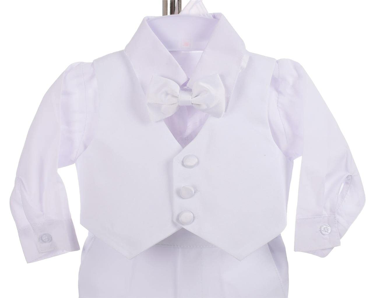 Lito Angels Children's Tuxedo Elegant Wedding Set, Ceremony, Black, Ivory, White - 5