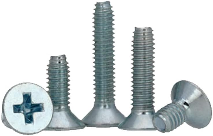 M3 self-tapping screws triangle tail countersunk screw bolt self-attack bolts thread nail carbon steel plated blue zinc - (Size: M3x10mm (35pcs))