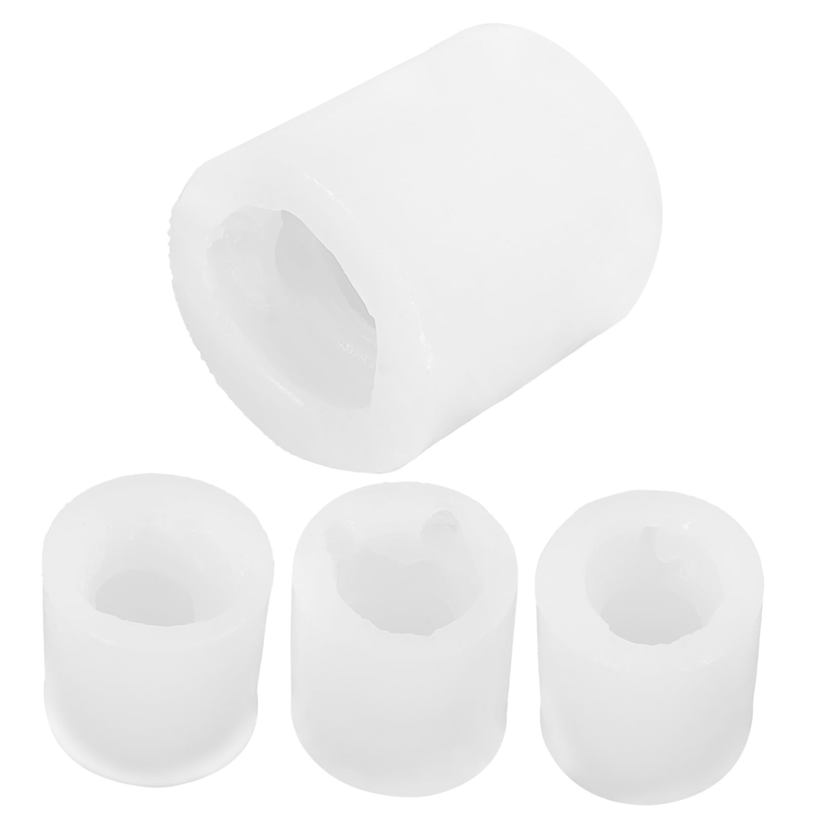 Operitacx 5 Ensembles Silicone Chat De Dessin Animé Mignon Patte Faire en Forme De - Moule Chat Moule De Fabrication De Chat Artisanat en Résine Époxy Gel De Silice Blanche 4 Pièces * 5
