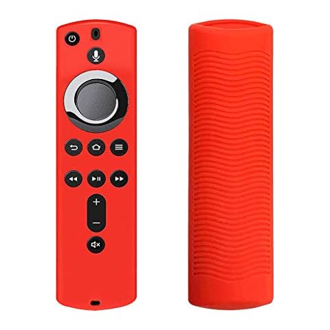 Protective Case Shockproof Skin Sleeve Replacement Compatible for Amazon Fire TV Stick 4K Remote Control Cover