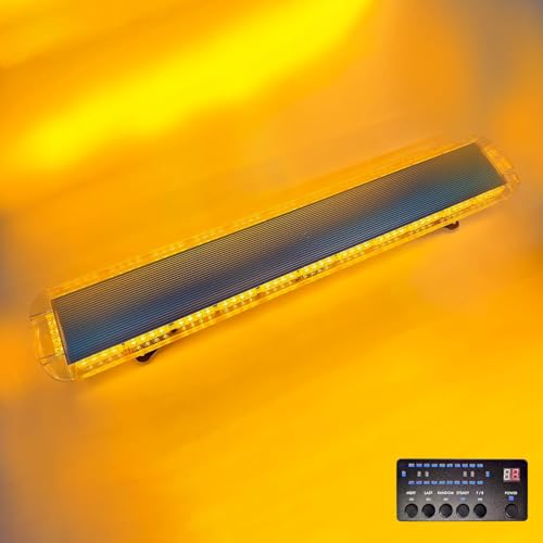 Barre de feu stroboscopique 88 LED avec 17 modes de flash puissants pour signal de danger