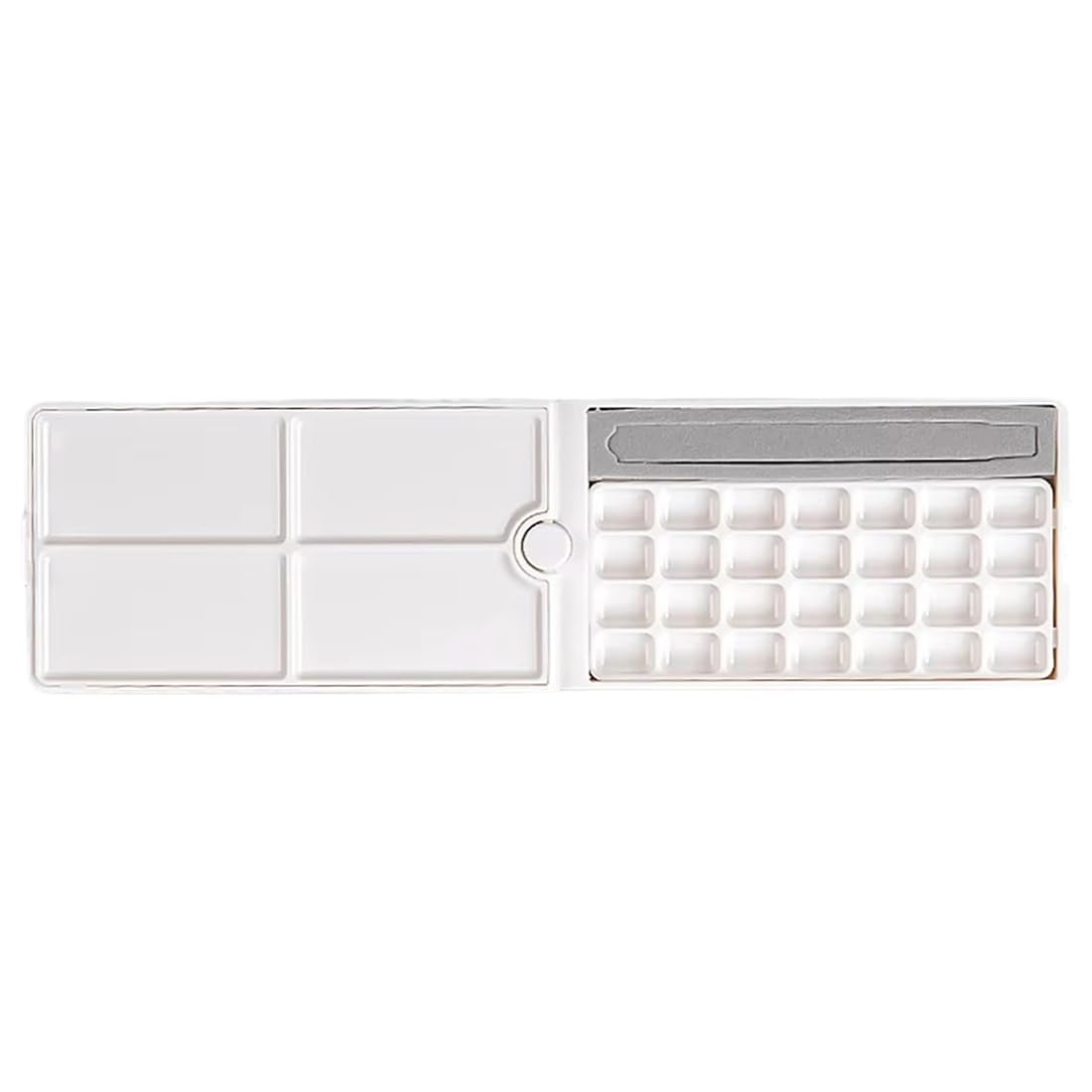 Onchdbfhuu Watercolor Paint Tray Box 28-Grid Folding Watercolor Palette, Painting Tools, Art Supplies B