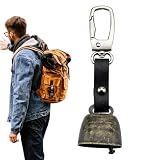 EUBEISAQI Campanello per Orsi - Mini Allarme Sonoro di Sicurezza - Campanacci con Portachiavi | per Escursionismo con Zaino Camminata Ciclismo Sopravvivenza