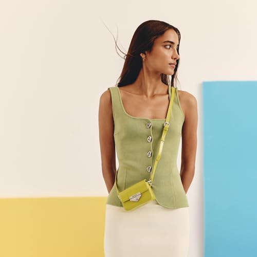 Image of Miraggio Amy Mini Sling Bag With Adjustable & Detachable Crossbody Strap | Crossbody Bag For Women Casual Holiday Look | Statement Bags For Women