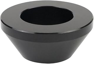 Instalación de neumáticos simplificada con una eficaz herramienta de cono de centrado de aluminio para mecánicos y aficionados al bricolaje (negro)