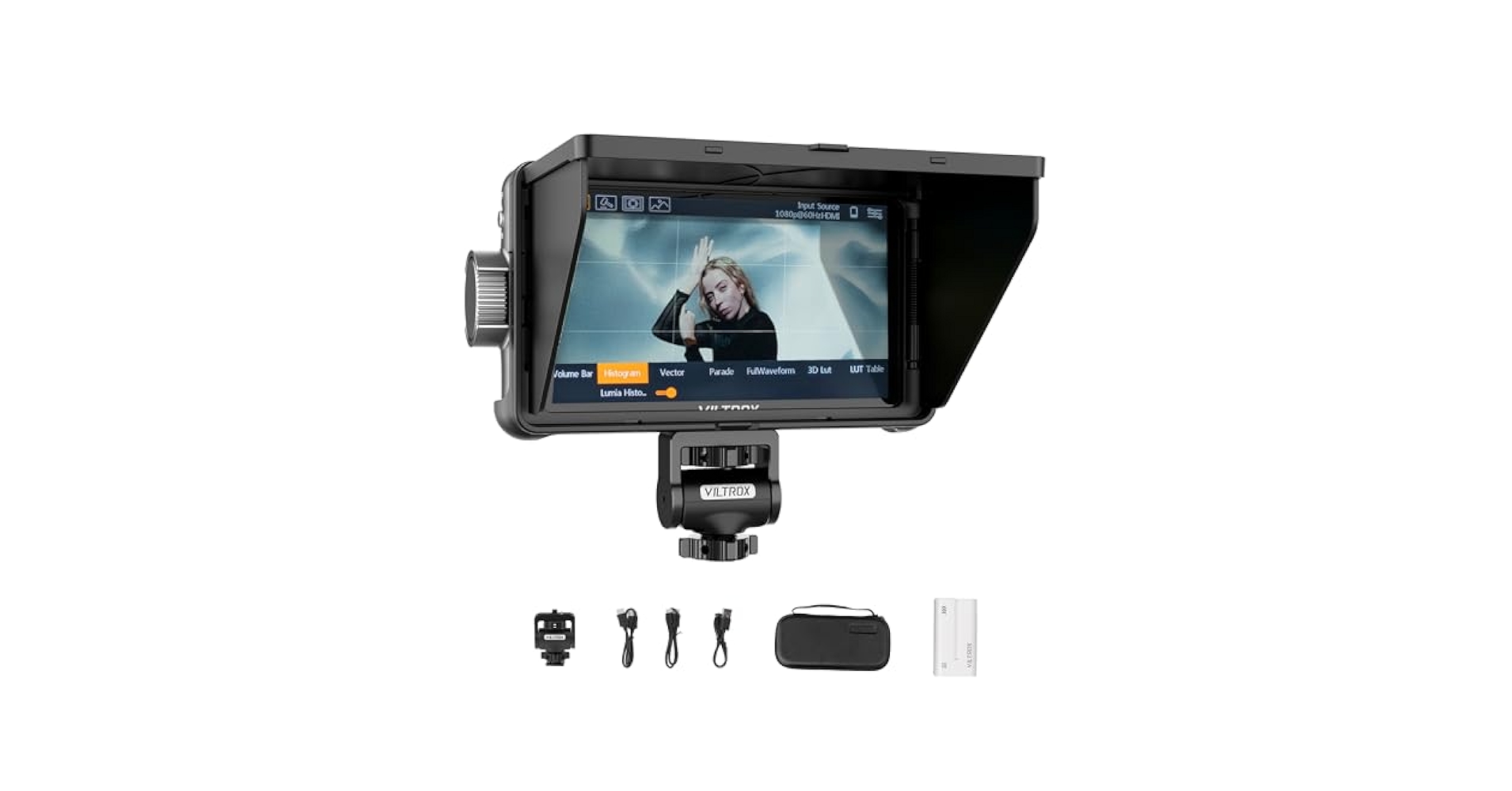 VILTROX DC-550 モニター Amazon.com : VILTROX 5.5 Inch 1200nits 4K 10bit HDMI Field