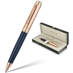 Dark Blue with Rose Gold