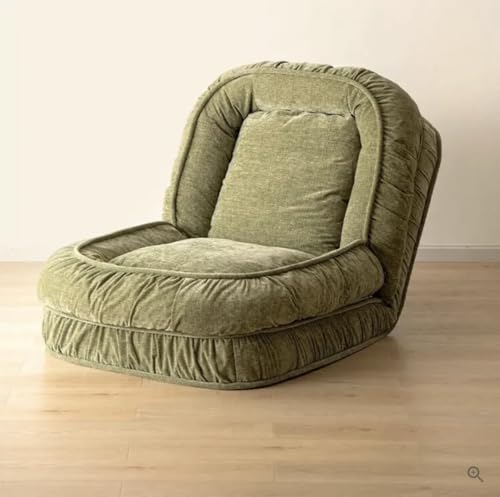 Image of Woolly | Human Dog Bed | Large Floor Sofa Bed | Low Seating | Recliner and Lounger (Olive Green)