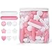 STARBOLO Ball Pit Balls for Kids -150pcs Stars Hearts Strips Crush Proof Play Balls Plastic Macaron Toy Balls for Ball Pit, Baby Pool Water Toys, Play Tent, Birthday Party Decoration