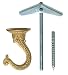 OOK 50331 Jumbo Swag Hook with Hardware, Brass
