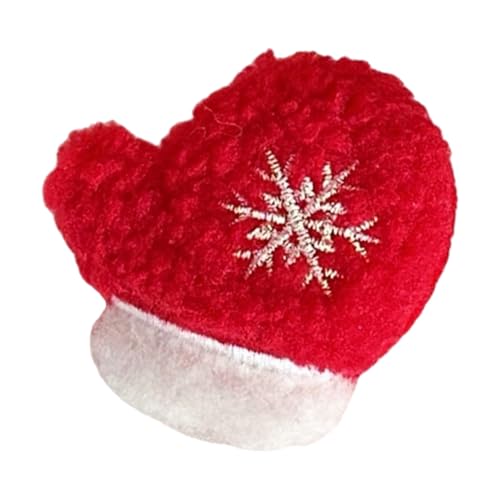 クリスマステーマのブローチピン柔らかい毛皮のようなフェスティバル装飾ぬいぐるみホリデーアクセサリー服やバッグ用ホリデーピン