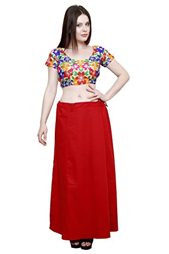 Image of Pistaa combo of 3 Women's Cotton Best Indian Readymade Inskirt Saree petticoats