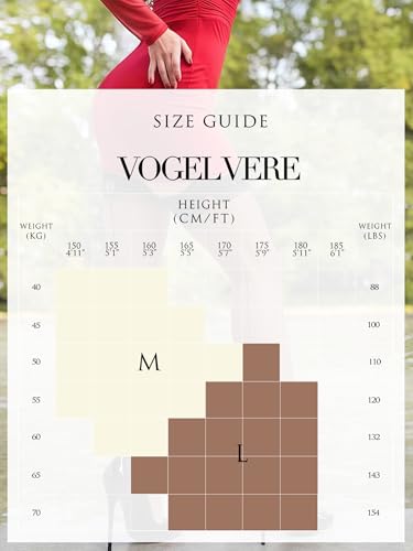 VOGEL VERE Damen Strapsstrümpfe mit Rückennaht, Elegante Nylonstrümpfe -Verstärkter Zehe und Kuban-Absatz - Vintage, Sexy Strumpfhose für Frauen