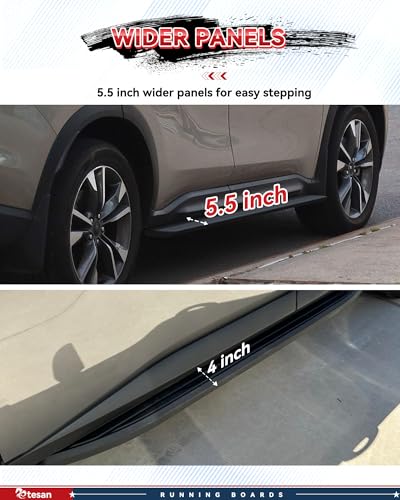 Estribos Running Boards para Infiniti QX60 2022-2025 y Nissan Pathfinder R53 miniatura 4